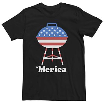Men's 'Merica Barbecue Grill Graphic Tee