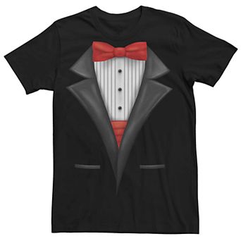 Men's Tuxedo Suit Graphic Tee