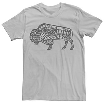 Men's Wyoming Buffalo Graphic Tee