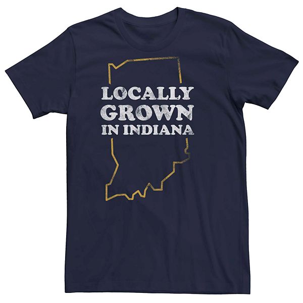 Men's Locally Grown Indiana Graphic Tee