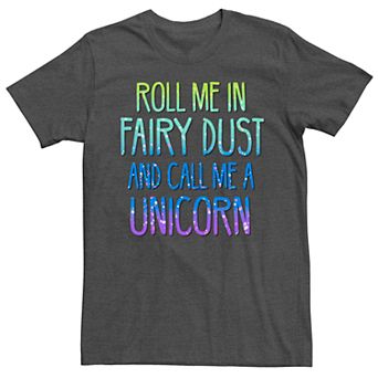 Men's Roll Fairy Dust Unicorn Graphic Tee