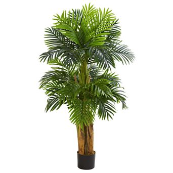 nearly natural 5 Ft. Triple Areca Palm Artificial Tree