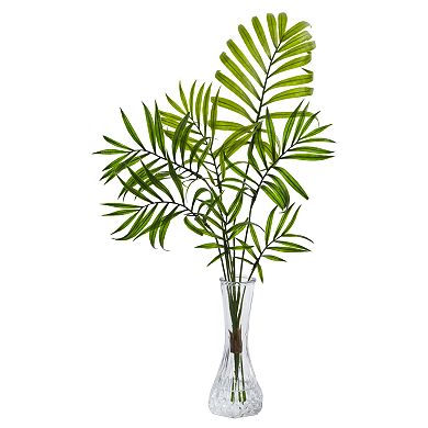 nearly natural Mini Palm Artificial Plant in Vase (Set of 3)