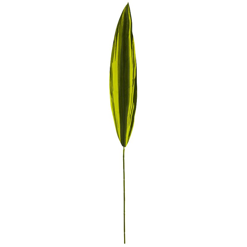 nearly natural 29 In. Yucca Artificial Leaf (Real Touch) (Set of 36), Green