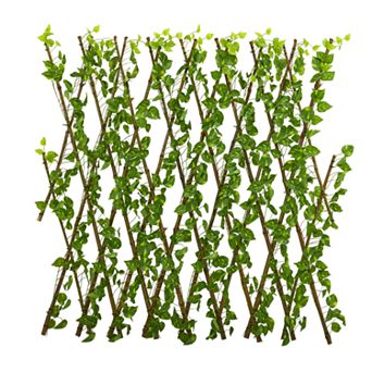 nearly natural 47 in Artificial Pothos Expandable Fence UV Resistant & Waterproof