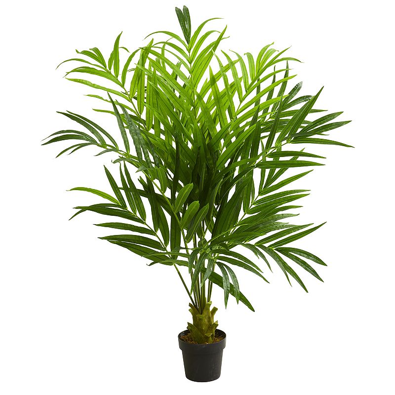 nearly natural 5 Ft. Kentia Palm Artificial Tree, Green