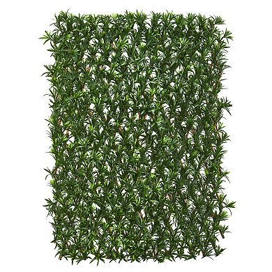 nearly natural Expandable Podocarpus Fence UV Resistant & Waterproof