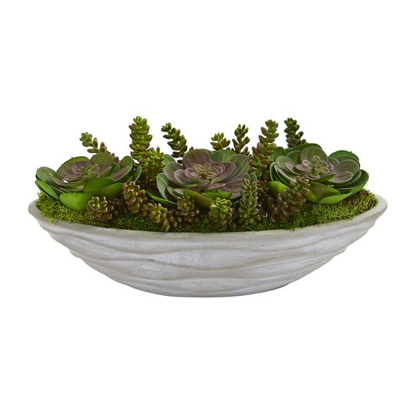 nearly natural Succulent Garden Artificial Plant