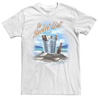 Men's My Bucket List Beer Beach Tee Shirt