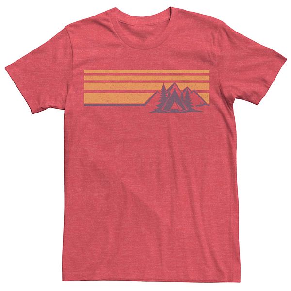 Men's Summer Camp Sunset Vintage Tee Shirt