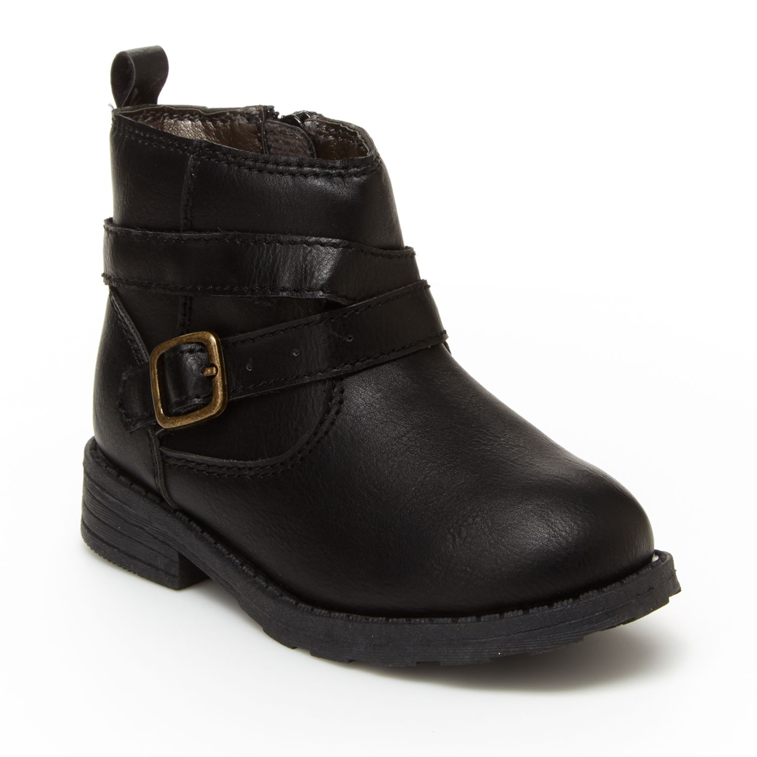girls black ankle boots
