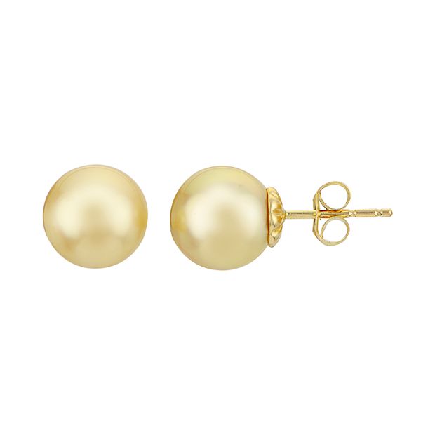 PearLustre by Imperial 14k Gold South Sea Cultured Pearl Stud Earrings