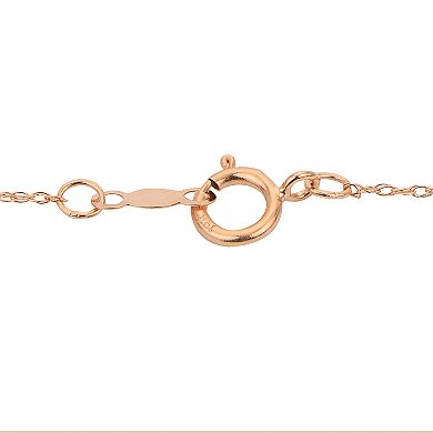 PearLustre by Imperial 14k Rose Gold Freshwater Cultured Pearl & Diamond Accent Pendant