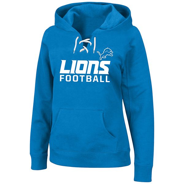 Men's NFL x Staple Blue Detroit Lions Split Logo Pullover Hoodie