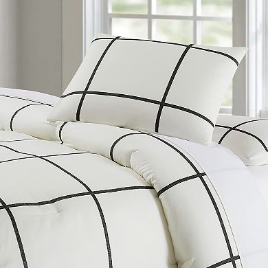 Truly Soft Kurt Windowpane Comforter Set