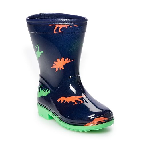 Carter's Diesel Toddler Boys' Water Resistant Rainboots