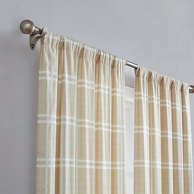 Truly Soft 2-pack Leon Plaid Window Curtains