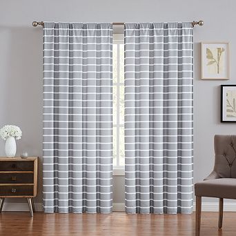 Truly Soft Maddow Stripe Window Curtain