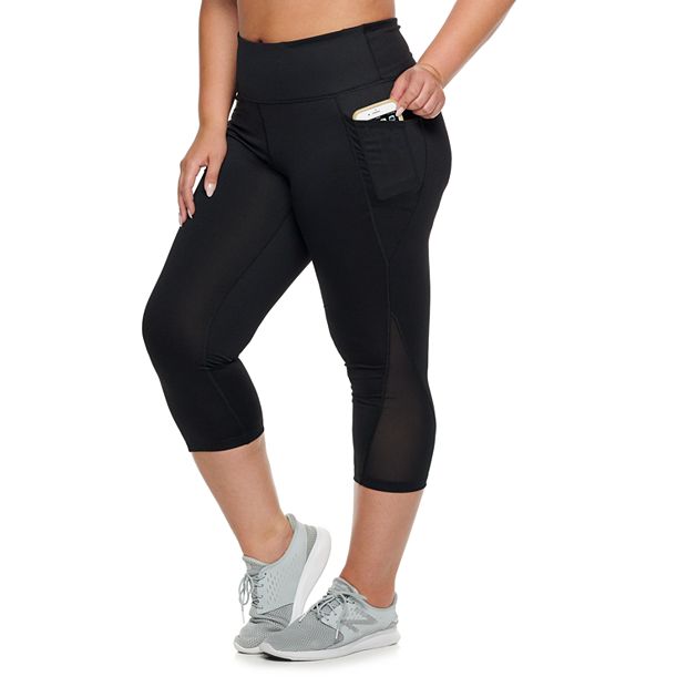 Plus Size Tek Gear® High-Waisted Performance Capri Leggings