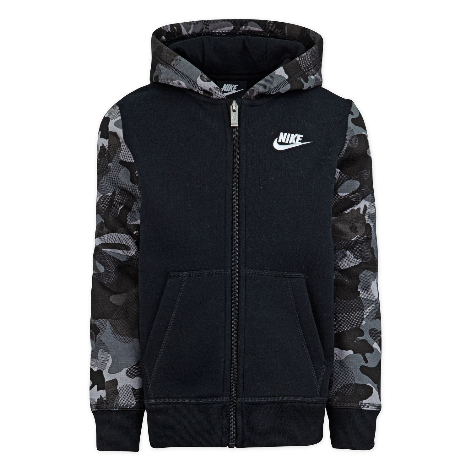 nike boys camo hoodie