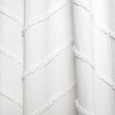 Lush Decor 2-pack Chenille Chevron Window Curtains