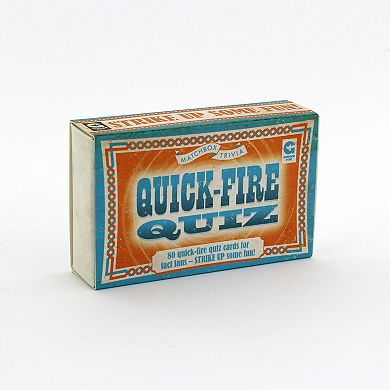 Matchbox Trivia - "Quick-Fire Quiz" Card Game