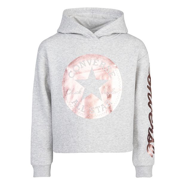 Womens grey converse clearance hoodie