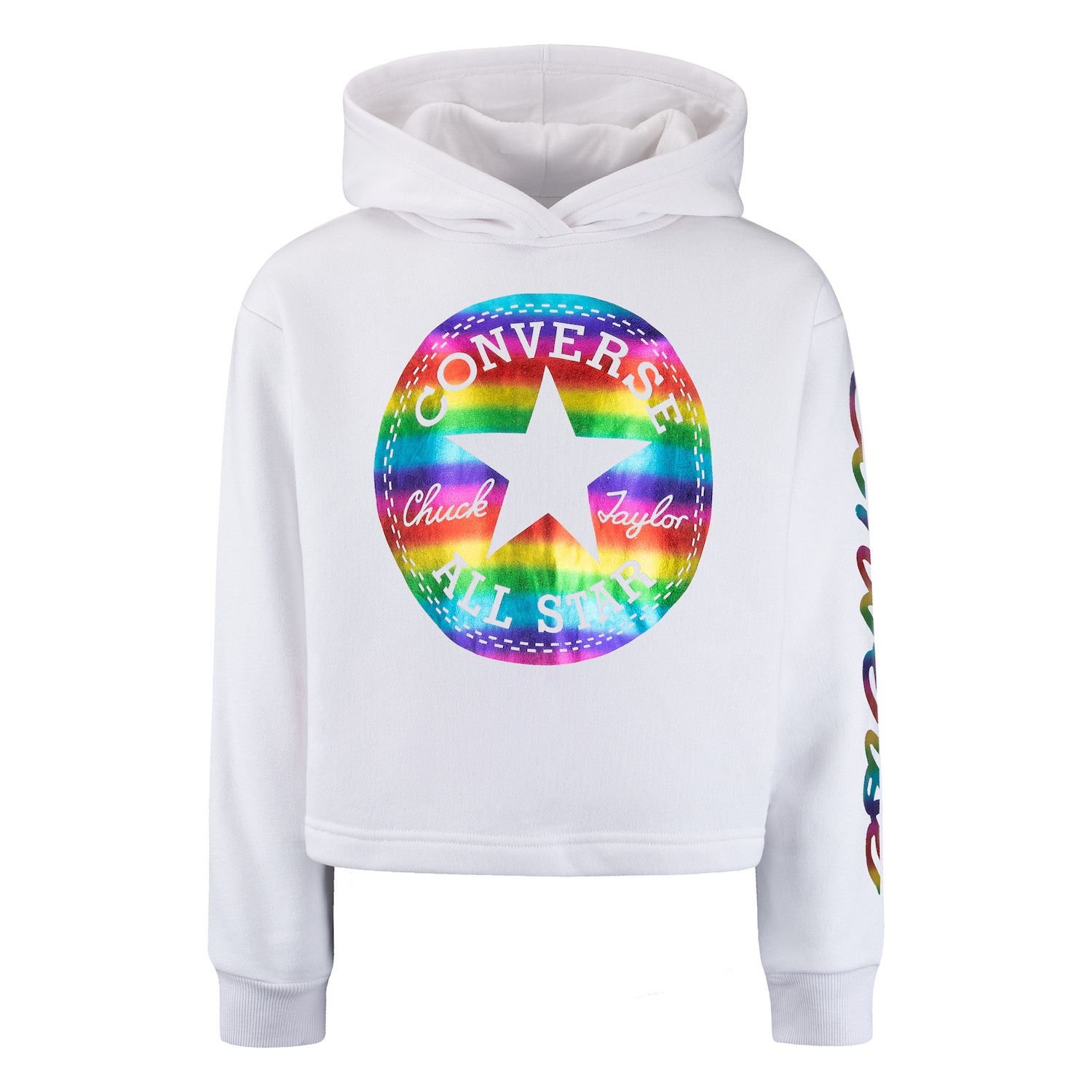 Girls 7-16 Converse Rainbow Logo Hoodie