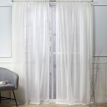 Nicole Miller New York 2-pack New York Belfry Sheer Window Curtains