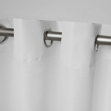 Nicole Miller 2-pack New York Canvas Indoor/Outdoor Window Curtains