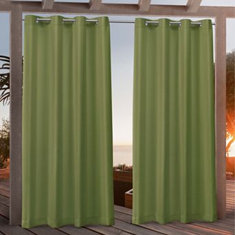 Nicole Miller New York 2-pack New York Canvas Indoor/Outdoor Window Curtains