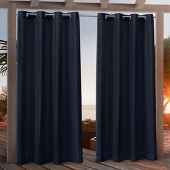 Nicole Miller New York 2-pack New York Canvas Indoor/Outdoor Window Curtains