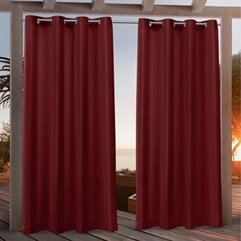 Nicole Miller New York 2-pack New York Canvas Indoor/Outdoor Window Curtains