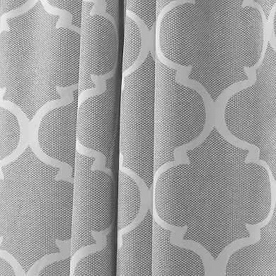 Nicole Miller 2-pack New York Treillage Woven Blackout Window Curtains