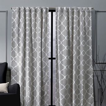 Nicole Miller New York 2-pack New York Treillage Woven Blackout Window Curtains