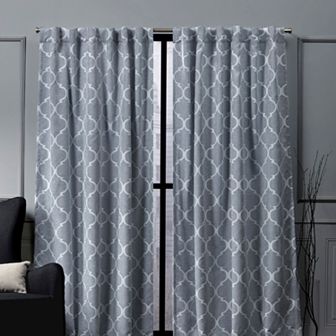 Nicole Miller New York 2-pack New York Treillage Woven Blackout Window Curtains