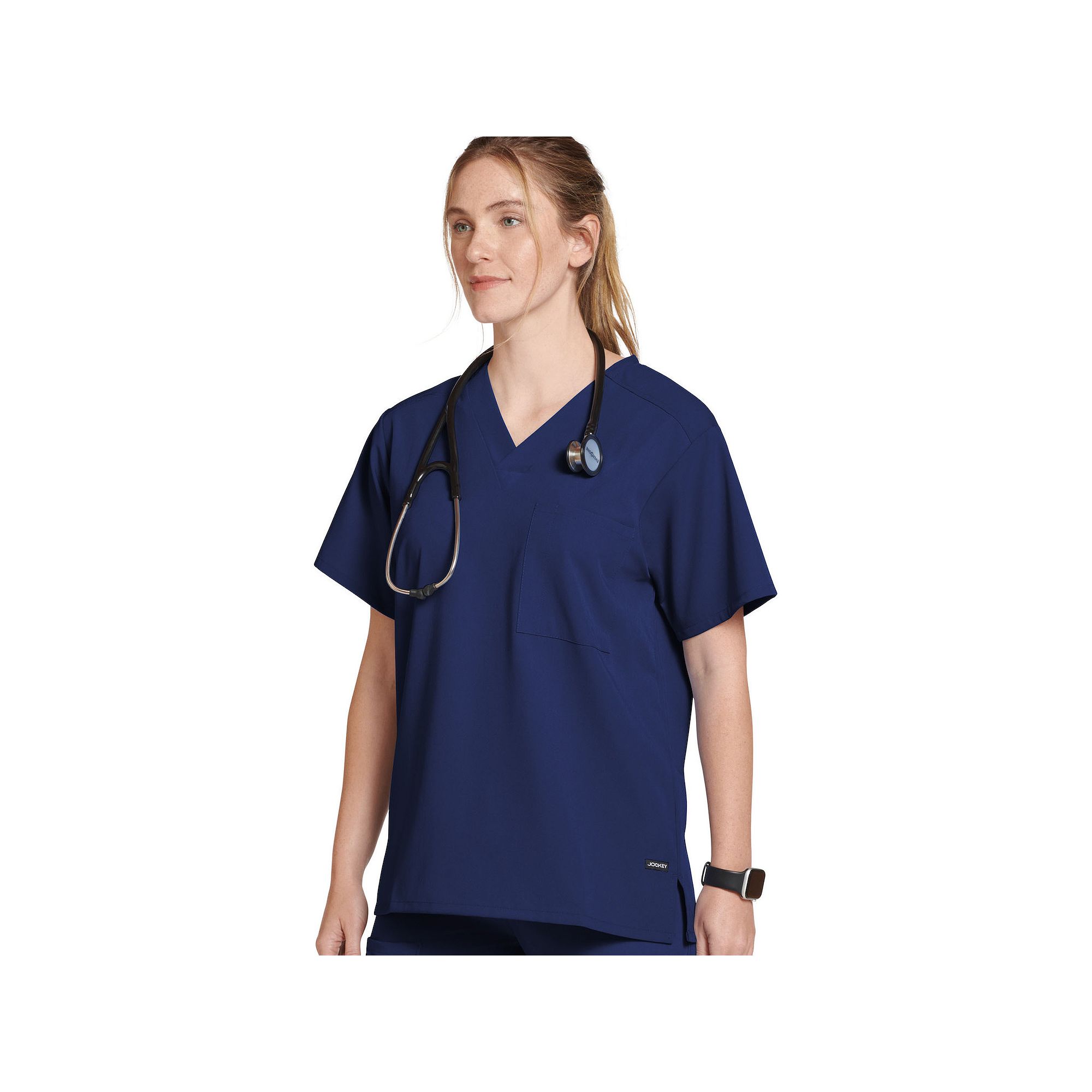 Big & Tall Unisex Jockey® 1-Pocket Scrub Top, Womens, Size: XXL, Blue