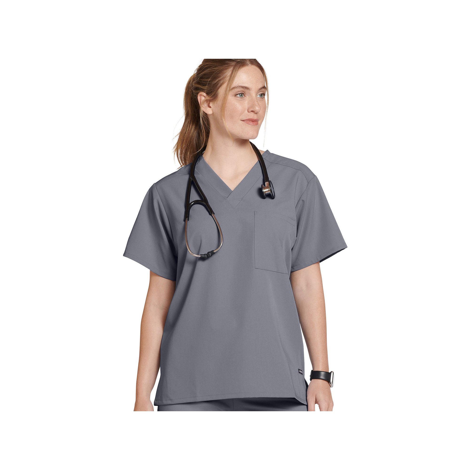 Big & Tall Unisex Jockey® 1-Pocket Scrub Top, Womens, Size: XXL, New Gray