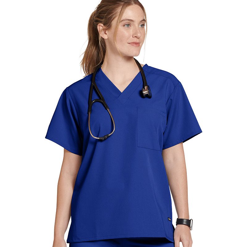 UPC 609953648224 product image for Big & Tall Unisex Jockey® 1-Pocket Scrub Top, Women's, Size: 4XL, Blue | upcitemdb.com