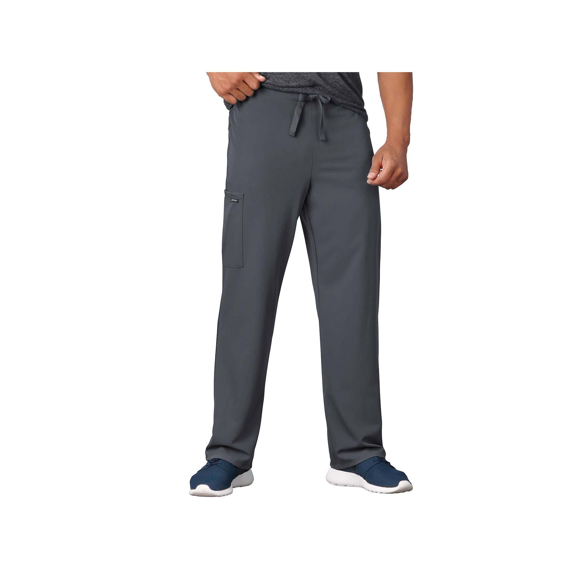 Unisex Jockey® Drawstring Scrub Pants, Mens, Size: Large, Gray