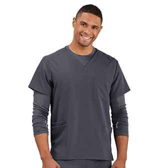 Big & Tall Unisex Jockey® 4-Pocket Scrub Top