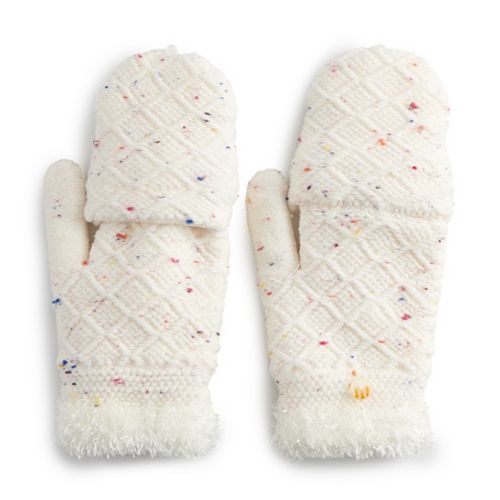 Ladies One Size Fits Most Tru-Fit Chenille Gloves Super Soft With Spandex