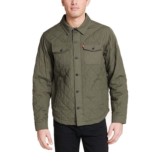 Men's Levi's® Diamond Quilted Cotton Shirt Jacket