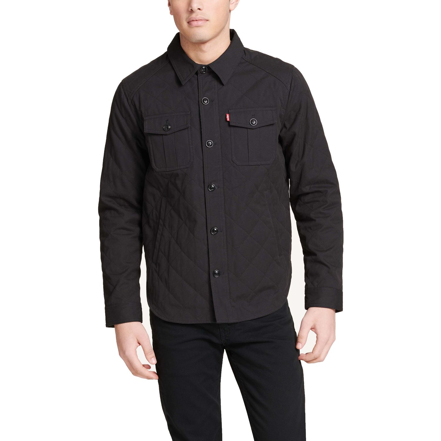 levi's quilted shirt jacket