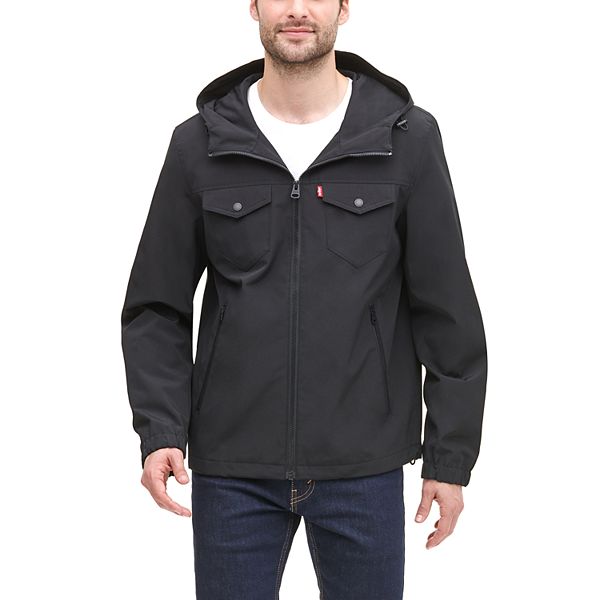 Men's Levi's® Lightweight Arctic Cloth Hooded Rain Jacket