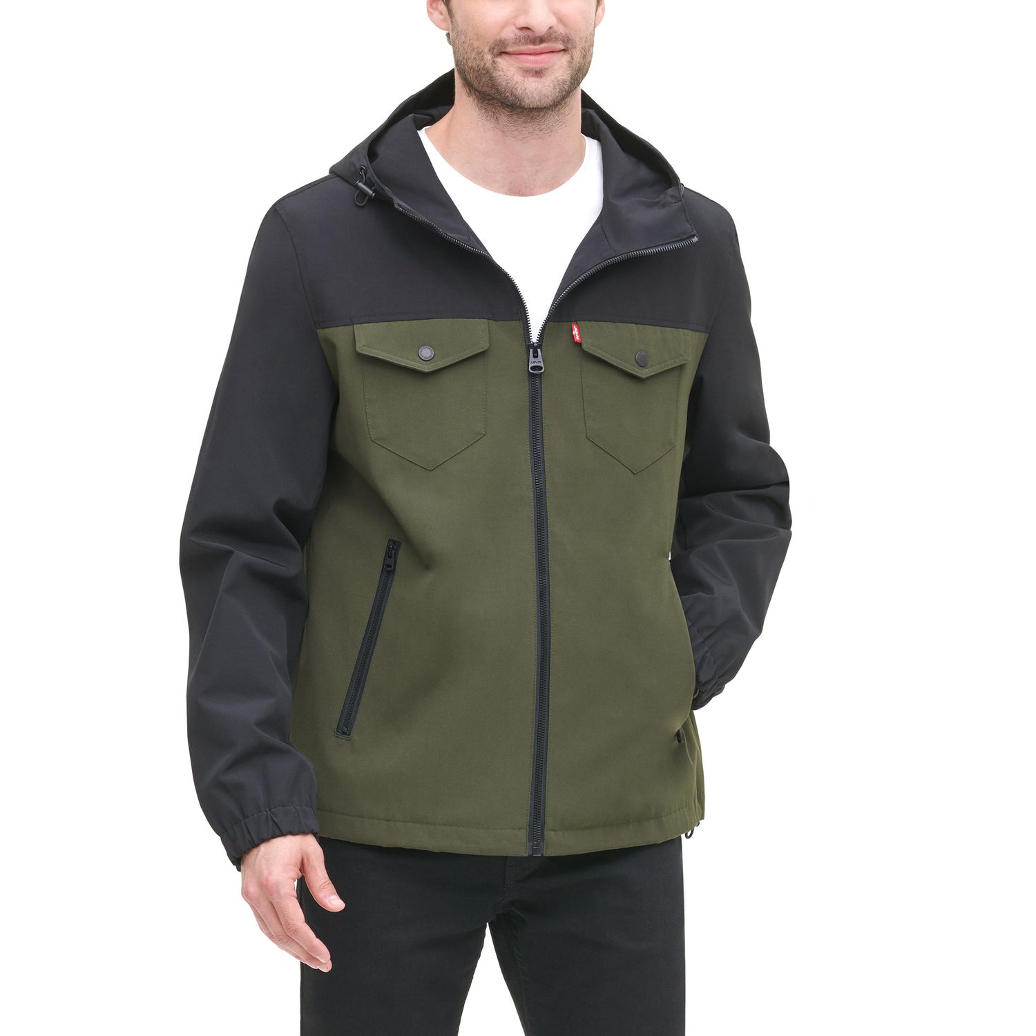 Lightweight Arctic Cloth Hooded Rain Jacket