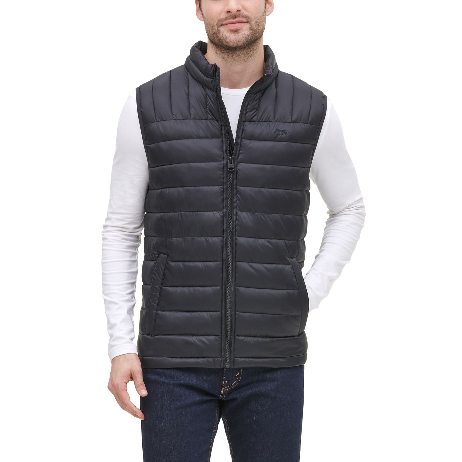 kohls mens quilted vest