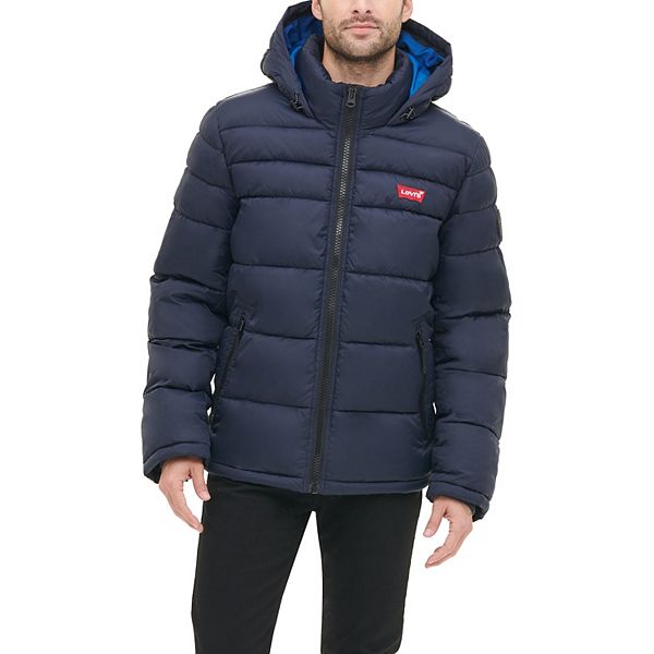 Men's Levi's® Quilted Performance Hooded Puffer Jacket