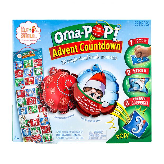 The Elf on the Shelf® Orna-POP! Advent Countdown