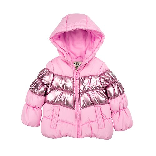 Toddler Girl OshKosh B'gosh® Metallic Puffer Jacket